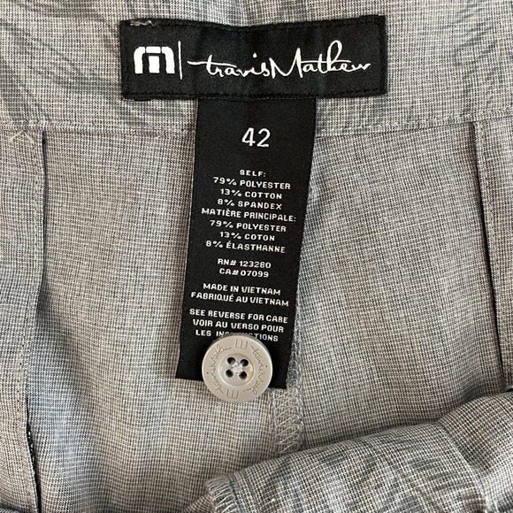 Travis Mathew Mens 42 Jaguar Heather Quiet Shade Floral Print Golf Shorts Flat - Picture 3 of 8